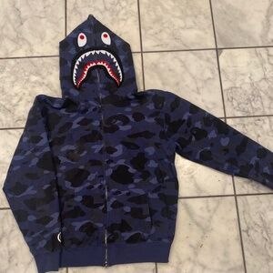 Blue Bape hoodie